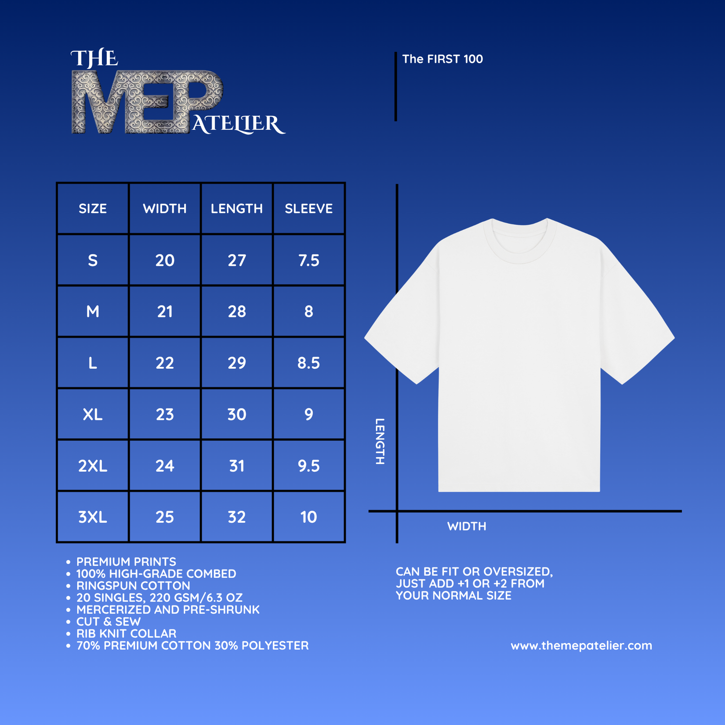 The FIRST 100 "WINNER" Premium Tee